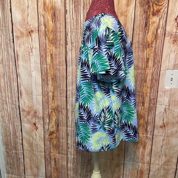 Women’s Kim Roger’s Curvy 2X Top Blue Green Color Summer Wear - Picture 3 of 6